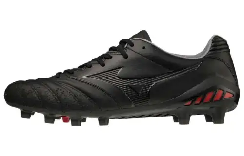 Mizuno Monarcida Neo 2 Japan Artificial Turf Soccer Shoes Unisex Black Red