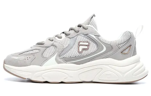 FILA FUSION Fila trendy brand Mars 2 fabric synthetic leather sports low-top lifestyle casual shoes men's white gray