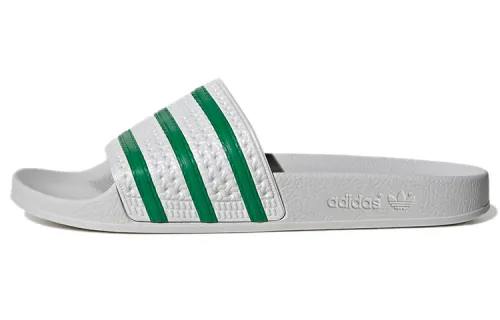 Adidas Originals Adilette Slide Slippers Women's White Green