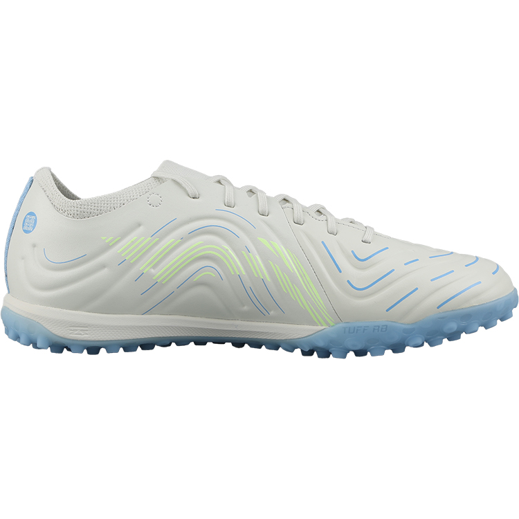 Li Ning TF Turf Artificial Turf Abrasion Resistant Slip Resistant Soccer Shoes Unisex White Blue