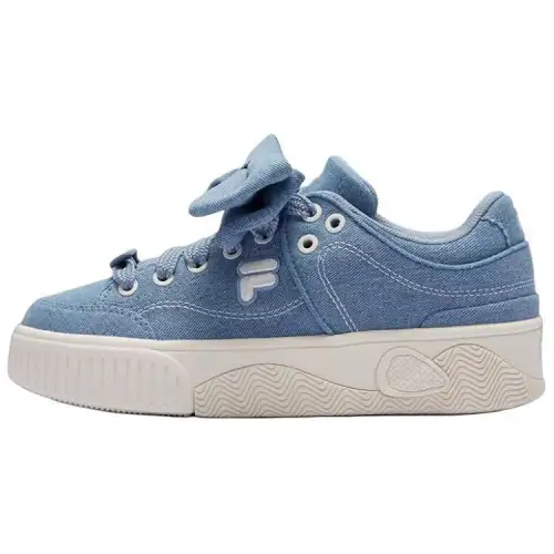 FILA FUSION STACK Abrasion Resistant Low top Casual Shoes Women's Gray Blue