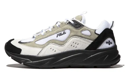 Major Force x FILA Trigate Cushioning, Wear Resistant Low top Casual Athletic Shoes Men's Beige Brown