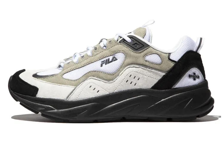 Major Force x FILA Trigate Cushioning, Wear Resistant Low top Casual Athletic Shoes Men's Beige Brown