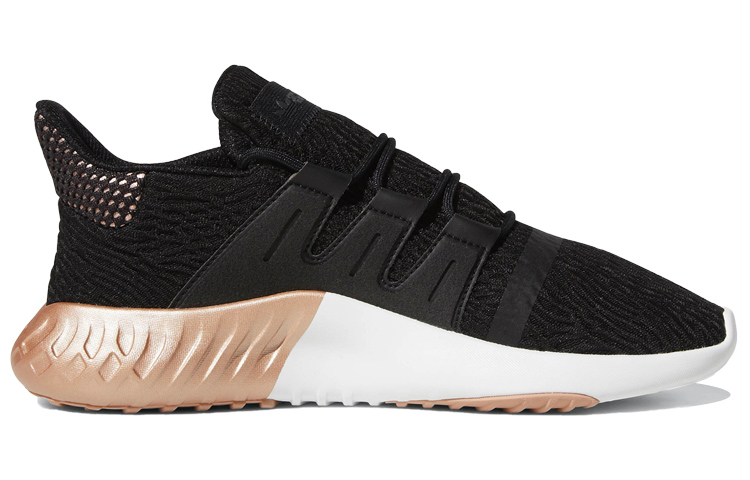 Женские кроссовки adidas originals Tubular Dusk (черные) — фото 2