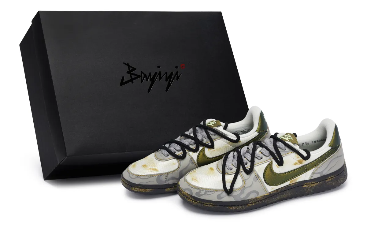 Nike Field General 811 Manufacturing, Floating Cloud, Special Shoe Box Abrasion Resistant Abrasion Resistant Low top