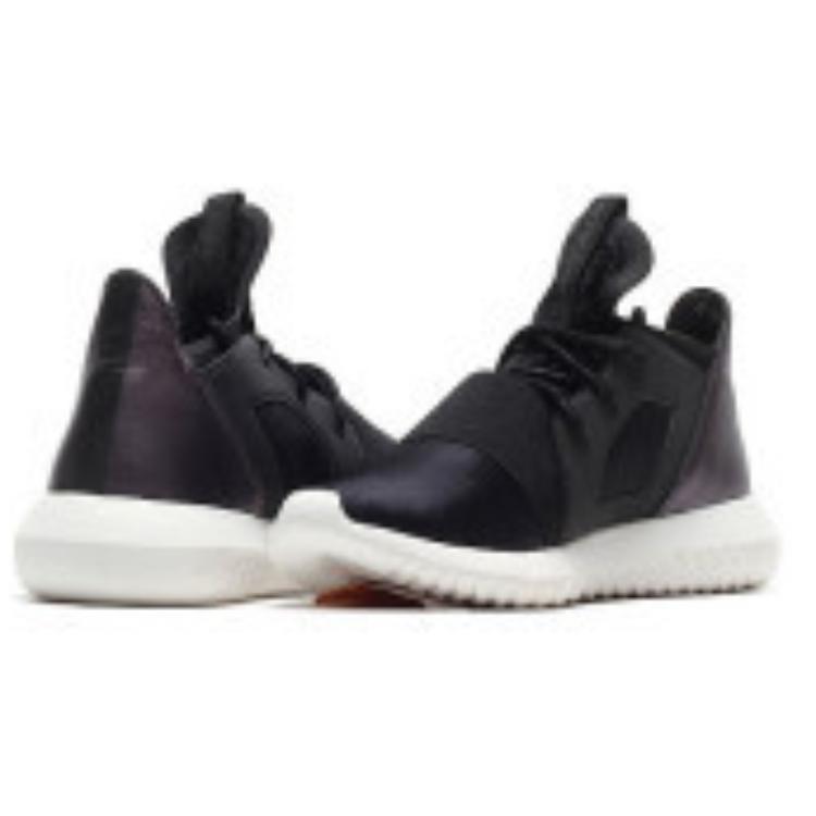 Женские кроссовки adidas originals Tubular Defiant (черно-белые) — фото 3