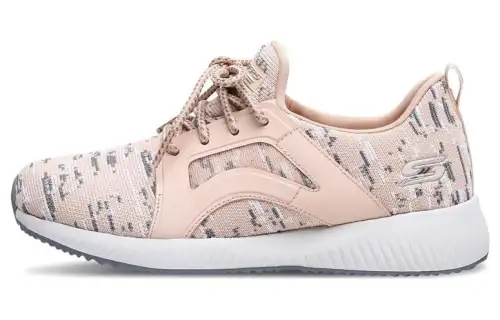Skechers Bob's Squad Low top Sports Casual Shoes Women's Peach Pink