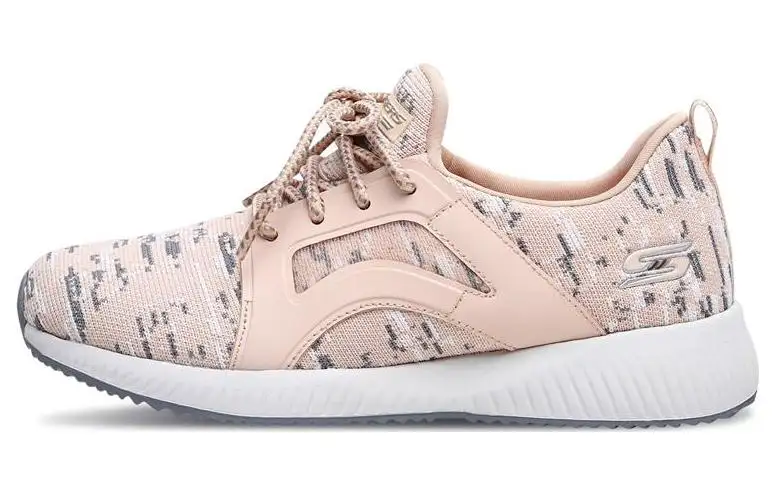 Skechers Bob's Squad Low top Sports Casual Shoes Women's Peach Pink