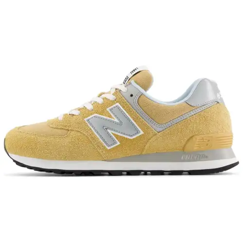 New Balance NB 574 Abrasion Resistant Low top Casual Shoes Unisex Yellow