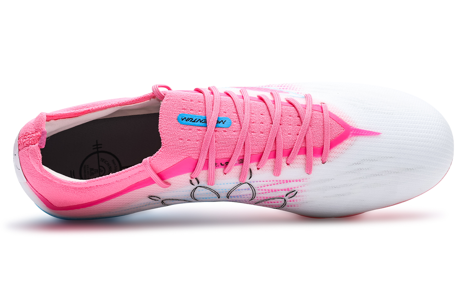 KELME Shadow 2.0 Soccer Shoes Unisex Low Top White Pink