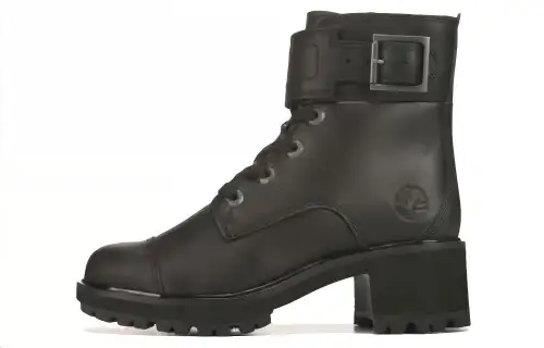 Timberland Short Combat Boots Women's Black
