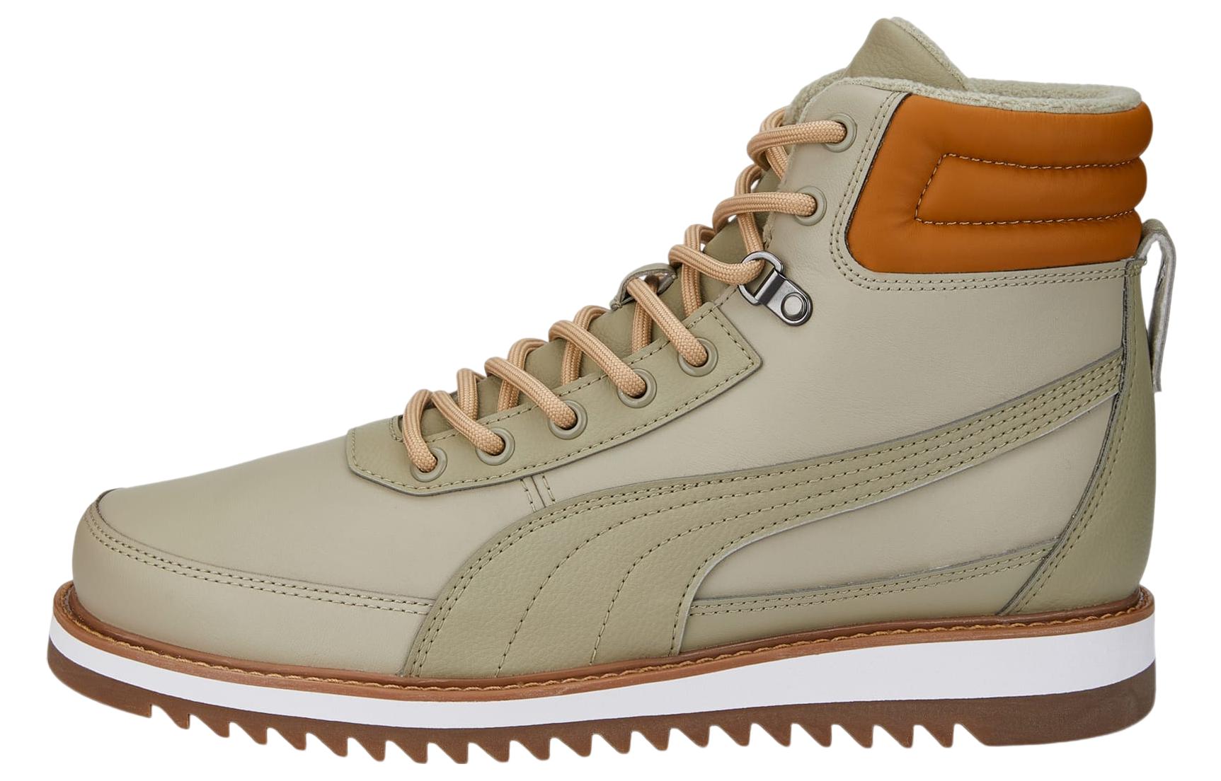 PUMA Desierto V2 Leather High top Casual Shoes Men's Taupe