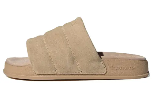 Adidas Adilette Essential Slides 'tan' Women's