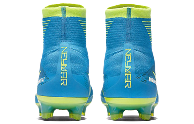 Мужские бутсы Nike Mercurial Superfly 5 (сине-зеленый) — Синий / зелёный — фото 5