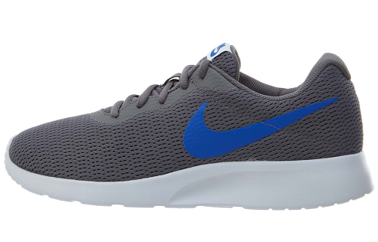 Nike Танджун шокирующее поглощение нескользящие Спортивная обувь с низким уровнем мужской стиль синий Пепел