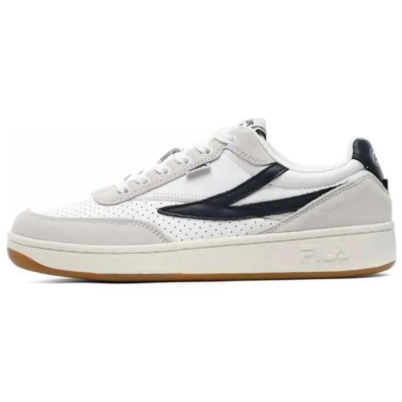 FILA Sevaro Cushioning, Wear Resistant Low top Casual Shoes Men's White Black