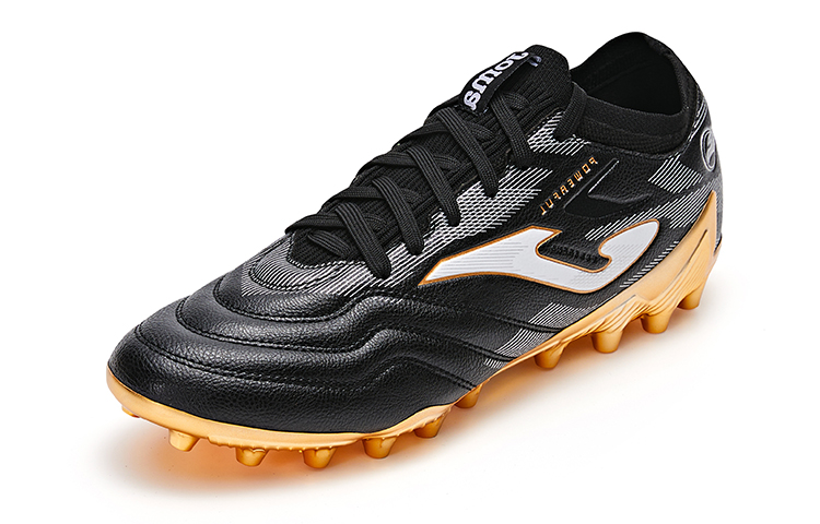 Joma MG Multi Ground Synthetic Leather Slip Resistant Abrasion Resistant MG Soccer Shoes Men’s Black