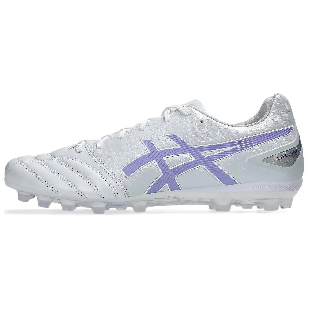 ASICS DS LIGHT PRO Comfortable AG Artificial Ground Abrasion Resistant Soccer Shoes Unisex Gray Purple