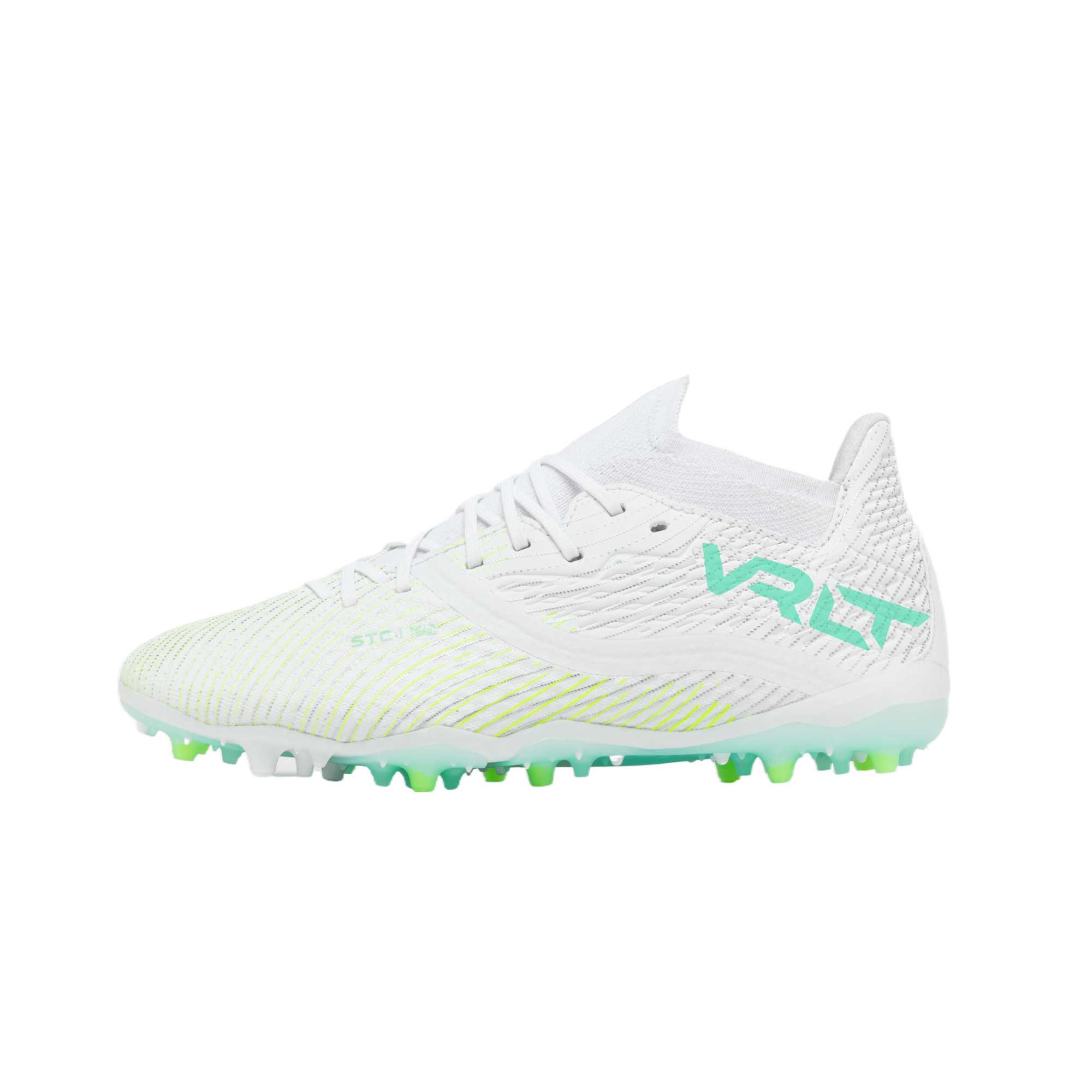 DECATHLON Viralto 3 AG Rubber Short Studs MG Rubber Short Studs Polyester Soccer Shoes Women’s White Green