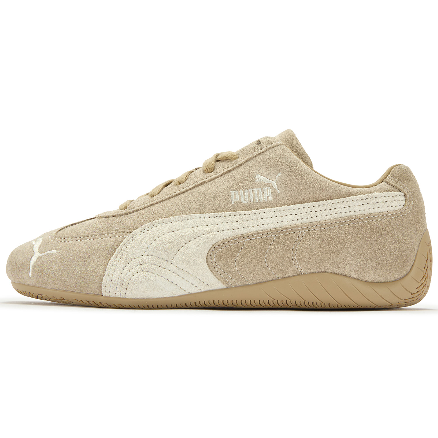 PUMA Puma Speedcat Series Cowhide TTF Comfortable and Versatile Thin Bottom Racing Moral Training Retro 20734343 Low-top Life Casual Shoes Unisex Tan