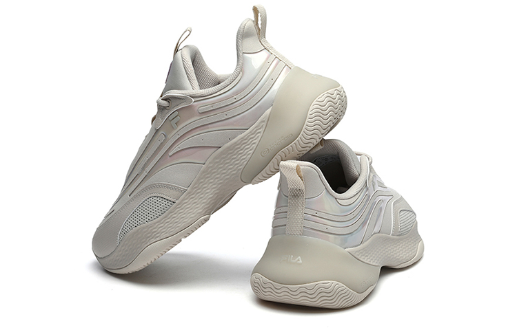 Мужские кроссовки Fila FUSION Ray 2 (бежевые) — Бежевый — фото 4