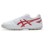 ASICS Ds Light Club TF Turf Artificial Turf Abrasion Resistant Soccer Shoes Men's White Red