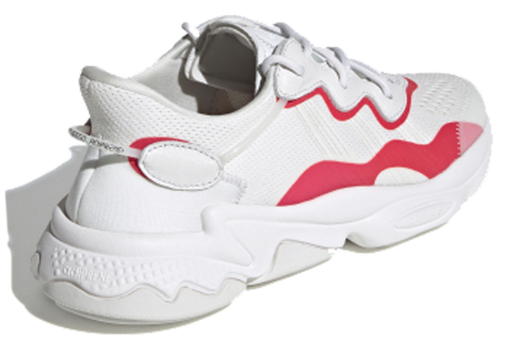 Кроссовки adidas Ozweego (бело-красные) — фото 4