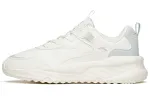 Anta Life Collection Synthetic Leather Athletic Shoes Abrasion Resistant Low top Casual Shoes Women's White Green