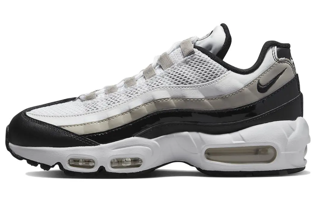 Nike Air Max 95 White Light Iron Ore Black Patent Women's