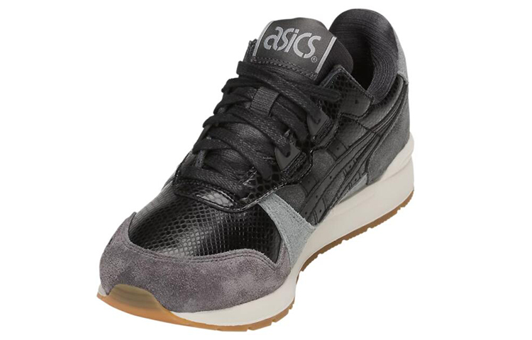 Женские кроссовки ASICS Gel-Lyte (черно-серые) — Чёрный / серый — фото 4