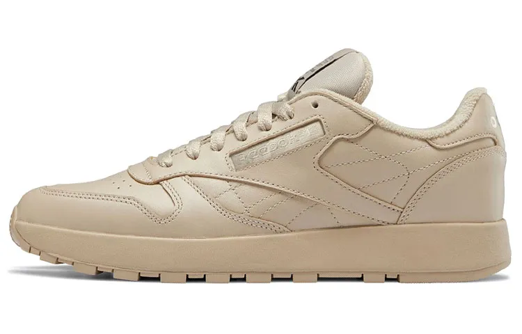 Reebok x Maison Margiela Classic Leather Tabi Breathable Low top Casual Shoes Unisex Tan