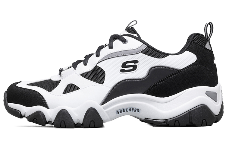 Мужские кроссовки Skechers D'LITES 2.0 (черно-белые)