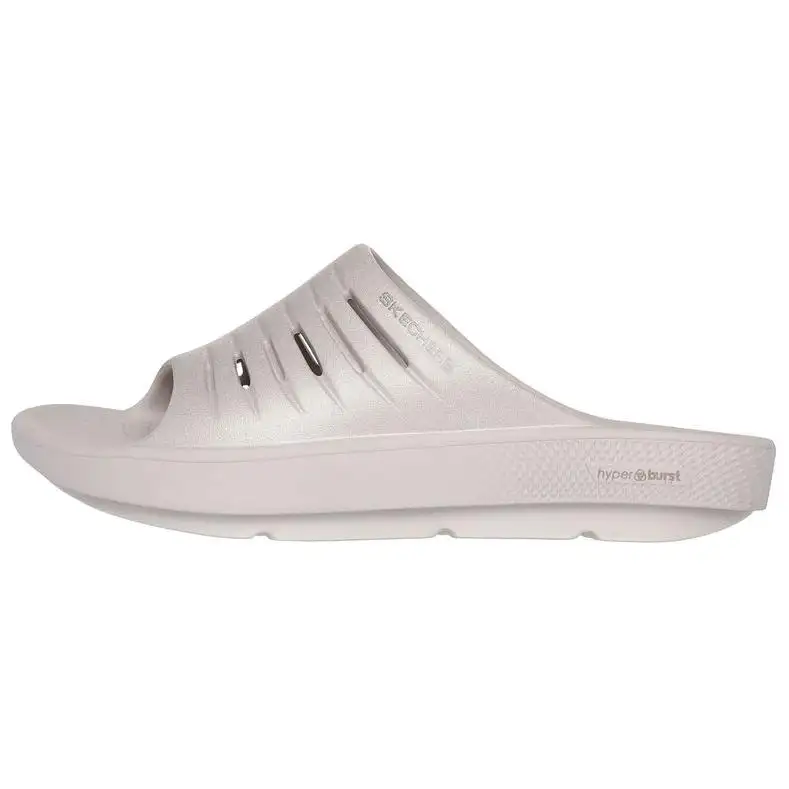 Skechers GO RECOVER Comfortable Slide Slippers Women's White Gray