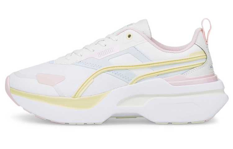 Женские кроссовки PUMA Kosmo Rider Pastel (бело-желто-розовые)