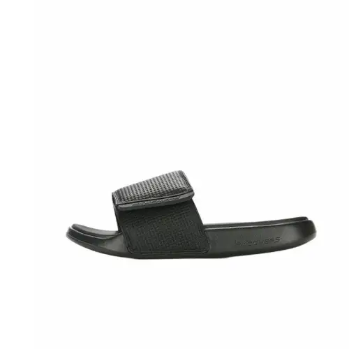 Skechers Comfortable And Trendy Slip Resistant Abrasion Resistant Slide Slippers Men's Black