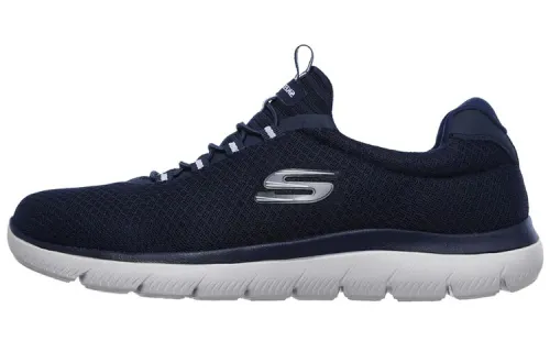 Skechers Summits Mesh, Textile Cushioning, Wear Resistant Low top Casual Shoes Men's Blue