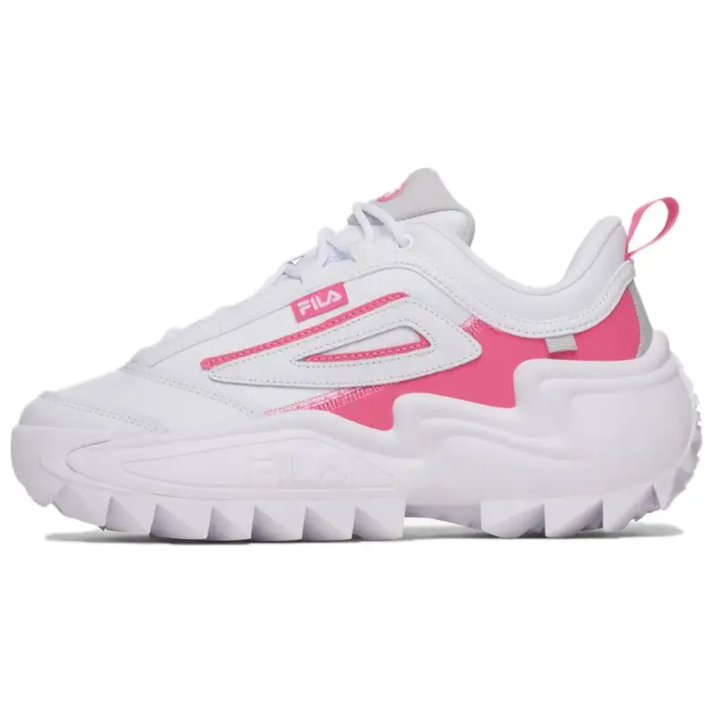FILA Low top Casual Shoes Women's White Pink