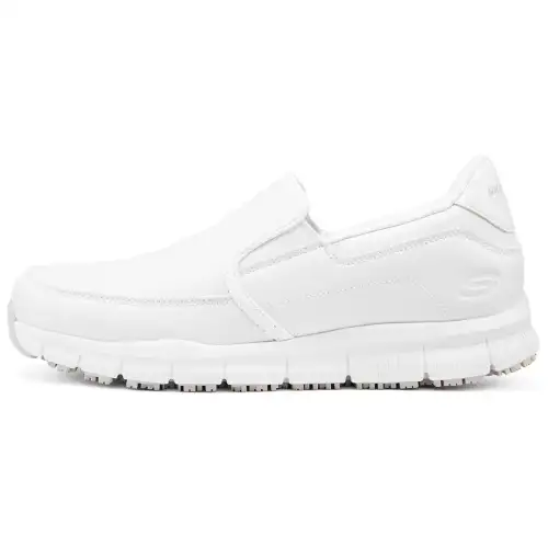 Skechers Relaxed Fit Abrasion Resistant Lightweight Wear resistant And Lightweight Low top Casual Shoes Women's White