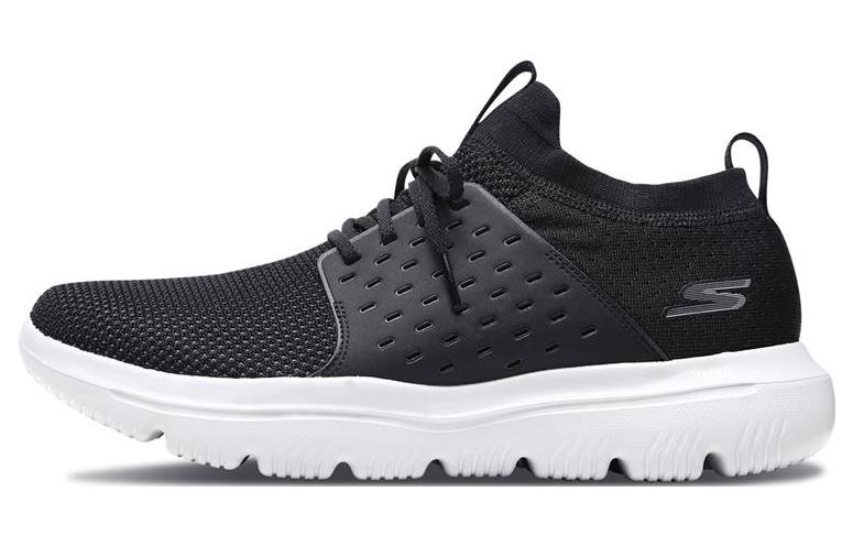 Skechers Go Walk Evolution Ultra Evolution Ultra Mesh Low top Sports Casual Shoes Men's Black Gray