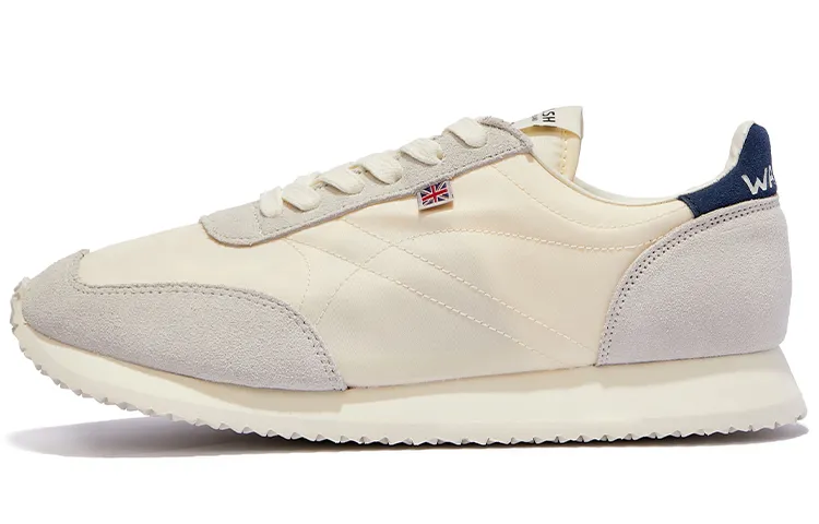 Norman Walsh Tdl Mid top Casual Shoes Unisex White Dark Blue
