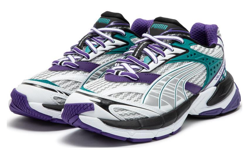 Кроссовки PUMA PUMA Velophasis Phased (бело-сине-фиолетовые) — фото 4