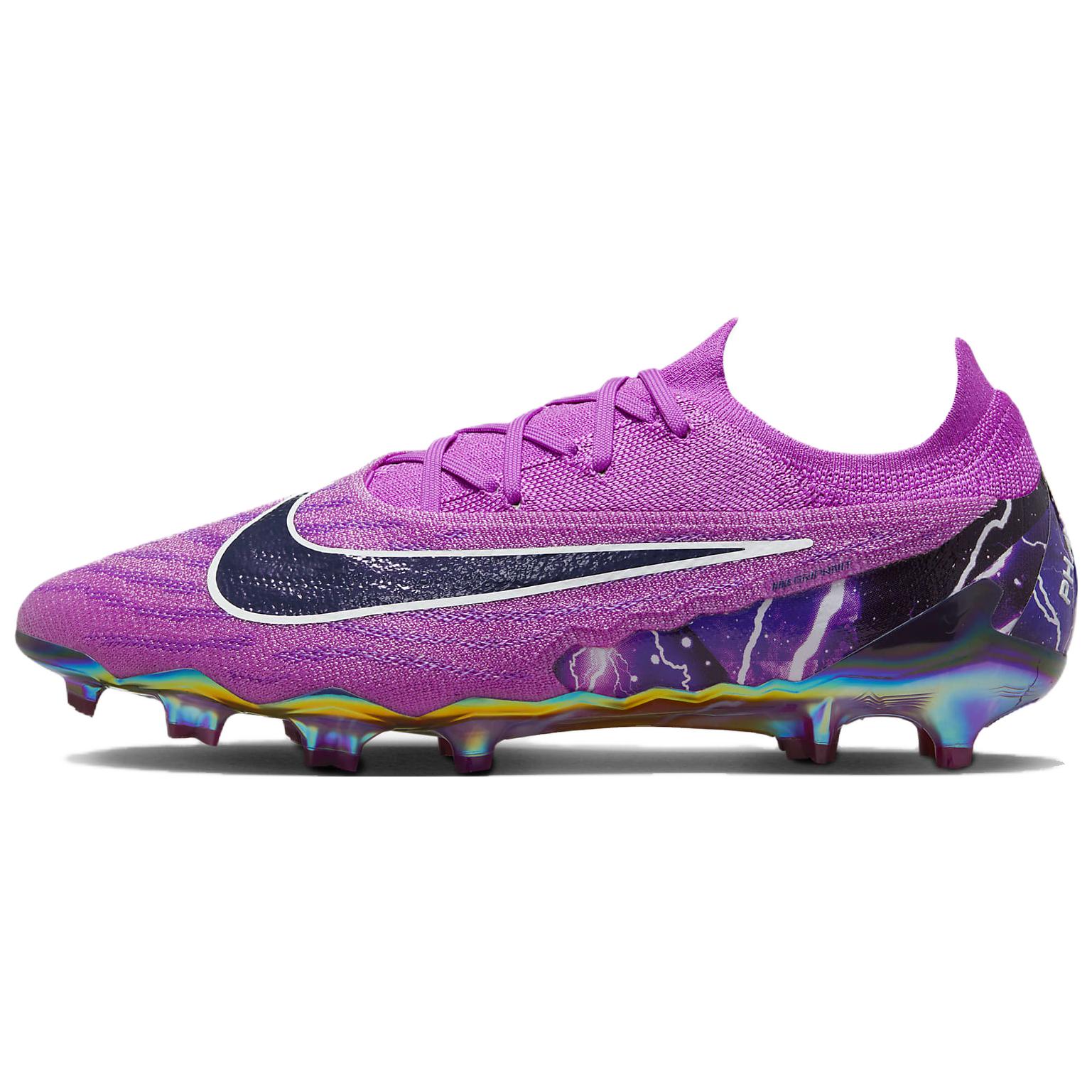 Мужские футбольные бутсы Nike Nike Phantom Luna 2 FG (фиолетовые)