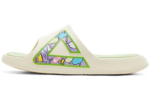 Peak, state-of-the-art state-of-the-art, state-of-the-art classic slippers, pure i God of War, comic style, i alone, cushioning and soft elastic, versatile for home, leisure and outing, non-slip and anti-wear slippers, men's khaki green
