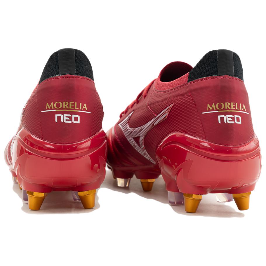 Mizuno Morelia Neo 4 Abrasion Resistant Soccer Shoes Men’s Red