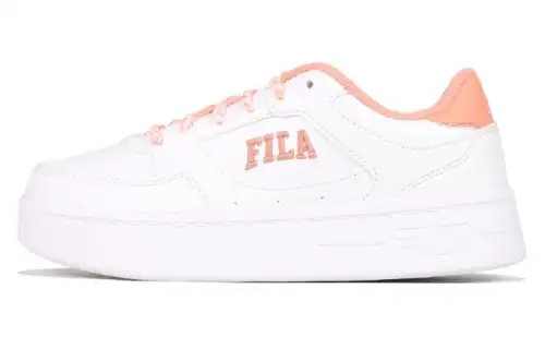 FILA Court Trend Minimalist Style Cushioning, Wear Resistant Low top Casual Shoes Women's White