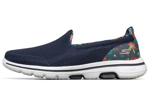 Skechers Go Walk 5 Casual Shoes Women's Low Top Marine Blue/Multicolor