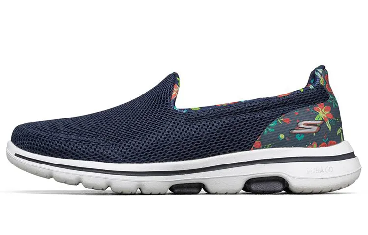 Skechers Go Walk 5 Casual Shoes Women's Low Top Marine Blue/Multicolor