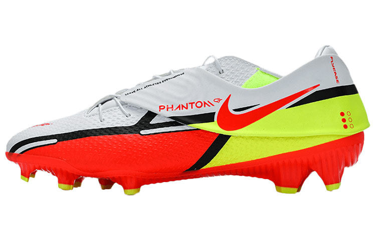 Nike Phantom GT2 2 ACDMY FlyEase round toe laces, various venues, MG (glue spikes), non-slip, wear-resistant, breathable, supportive, impact-resistant, football shoes, men's, white