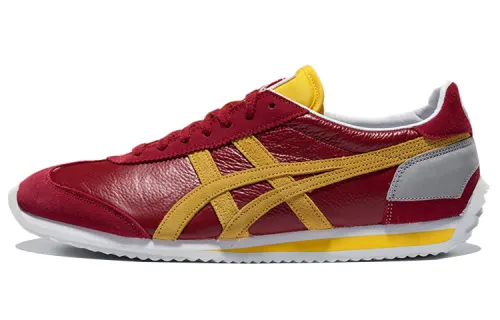 Onitsuka Tiger California 78 Slip Resistant Breathable Abrasion Resistant Low top Casual Shoes Unisex Red Yellow