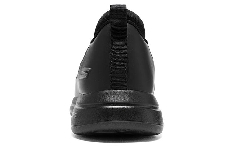 Skechers Go Walk 5 Synthetic Leather, Split Cow Leather Low top Casual Shoes Men’s All Black